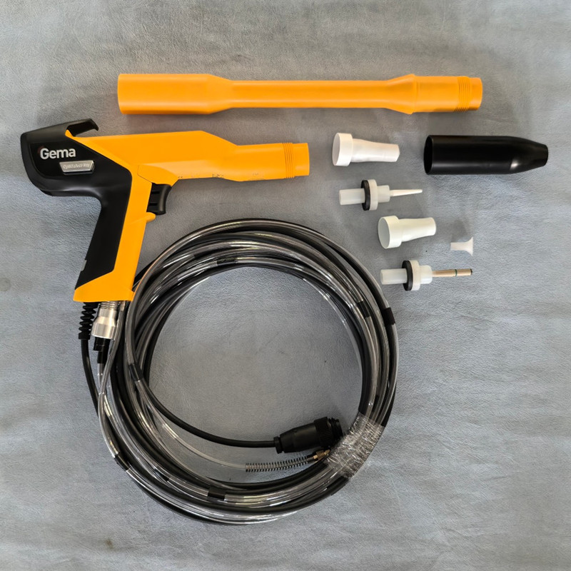 Powder gun extension rod 300mm with coarse head - set