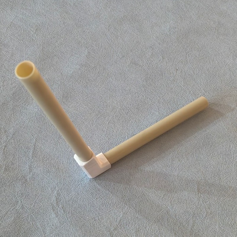 Gema PG1 powder tube 403725 - installed view